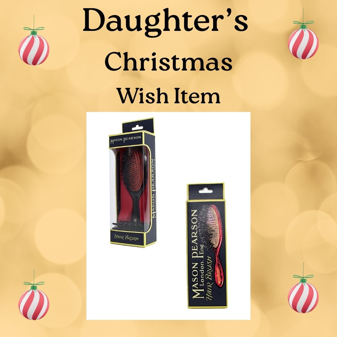 Another Item from my Daughter’s Christmas Wish List!
The popular Mason Pearson Boar Bristle Brush!
I have had one for several years and can attest to the sturdiness and gentleness of this product!

#LTKGiftGuide #LTKselfcare #LTKHoliday
