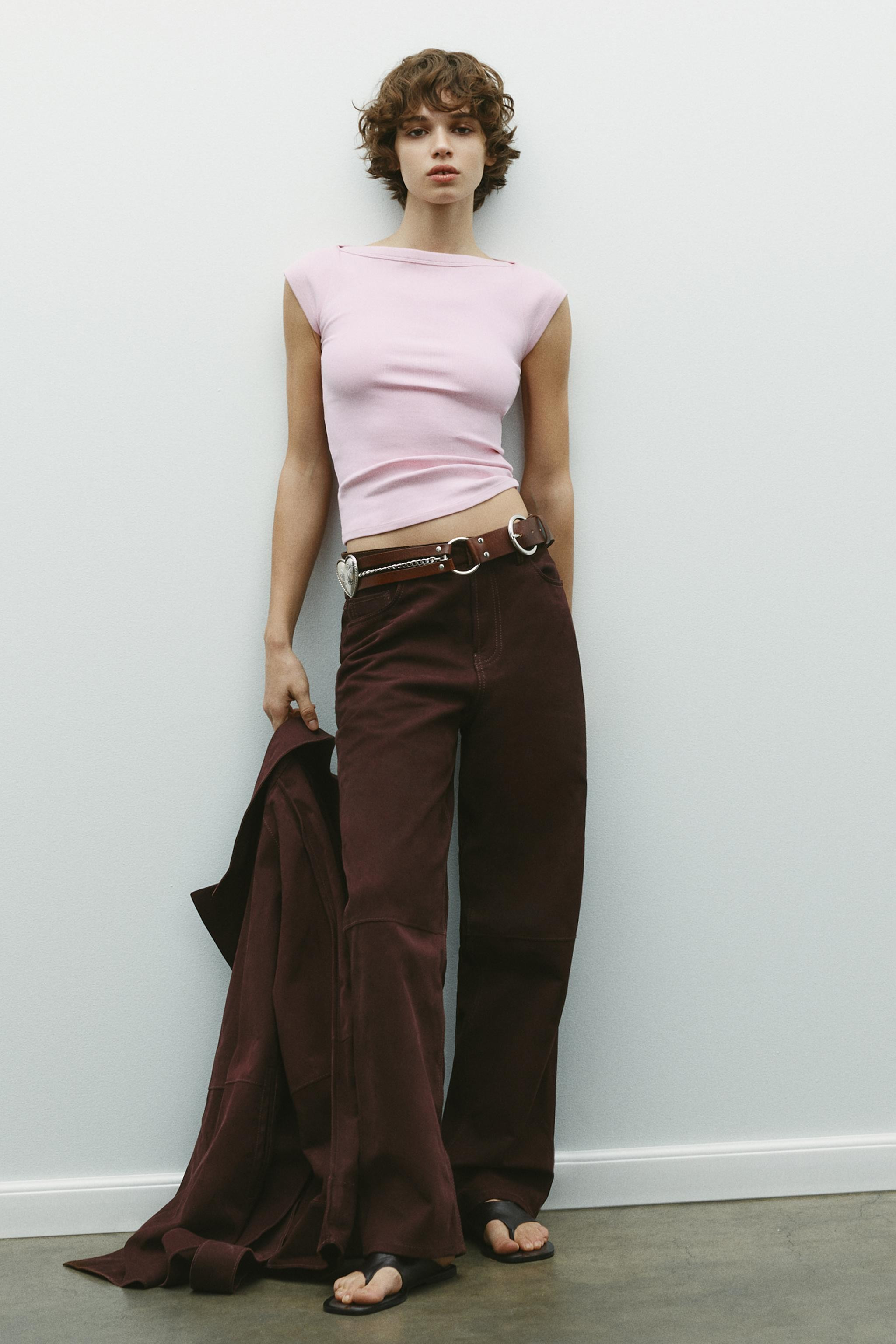 SUEDE LEATHER PANTS | Zara US