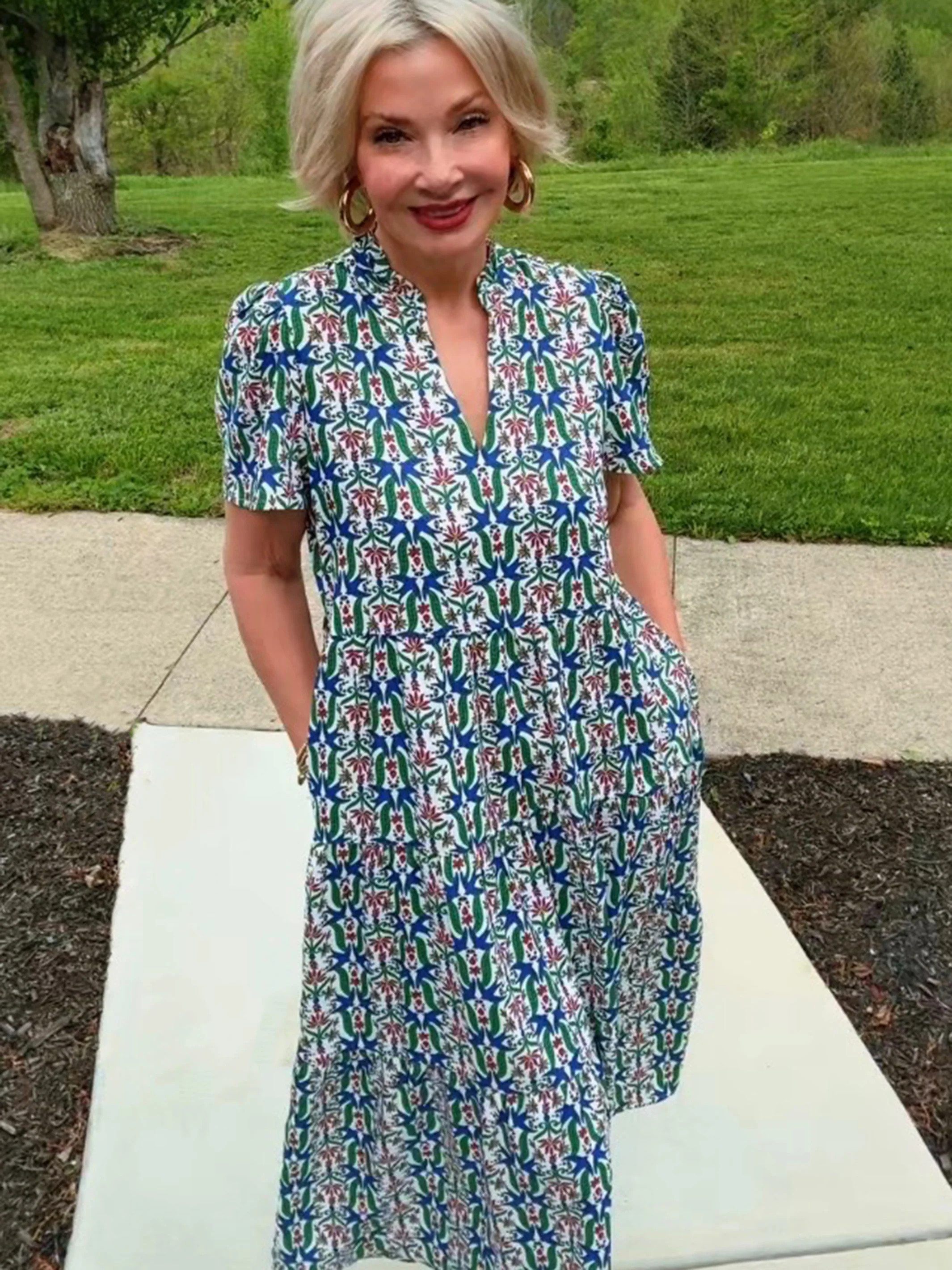 Ivy Dress | Gossamer Wings Multi | Mary Square