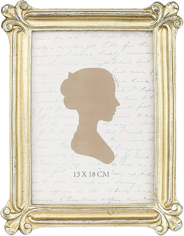 Sunlit Vintage Picture Frame 5x7 Inch, Luxury Antique Photo Frames with Glass Front, Photo Displa... | Amazon (US)