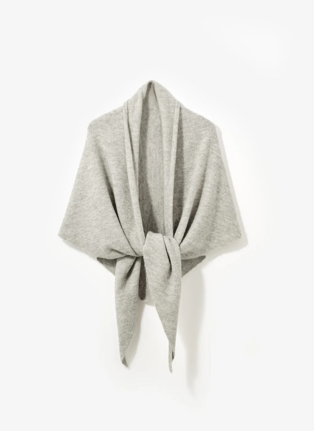 Grey Marl Knit Shawl | Mint Velvet