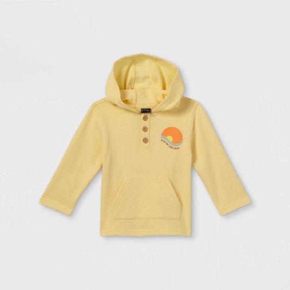 Toddler Boys' Hooded Sweatshirt - art class™ Yellow | Target