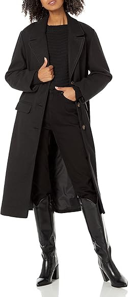 Amazon.com: The Drop Women's Liam Wool Tailored Overcoat, Doe Tan, L : Clothing, Shoes & Jewelry | Amazon (US)