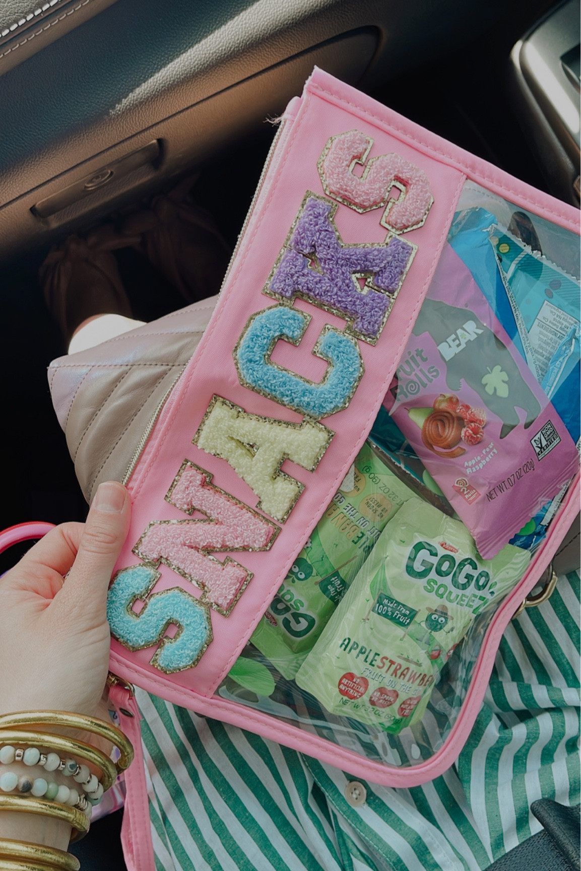 Amazon snack pouch under $20! Also comes in blue and white 

#LTKFind #LTKBacktoSchool #LTKfamily