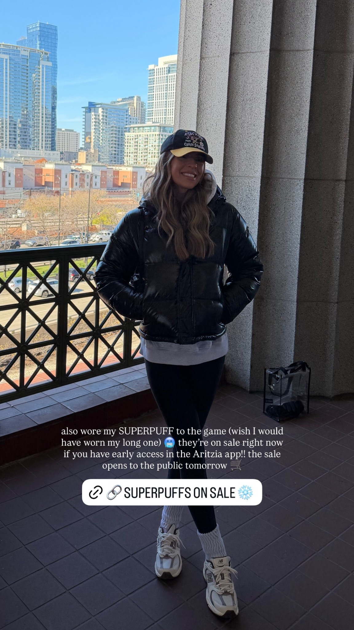 What I wore NFL game! SUPERPUFF on sale at Aritzia, alo leggings on sale, Amazon socks, new balance 

#LTKGiftGuide #LTKCyberWeek #LTKHoliday