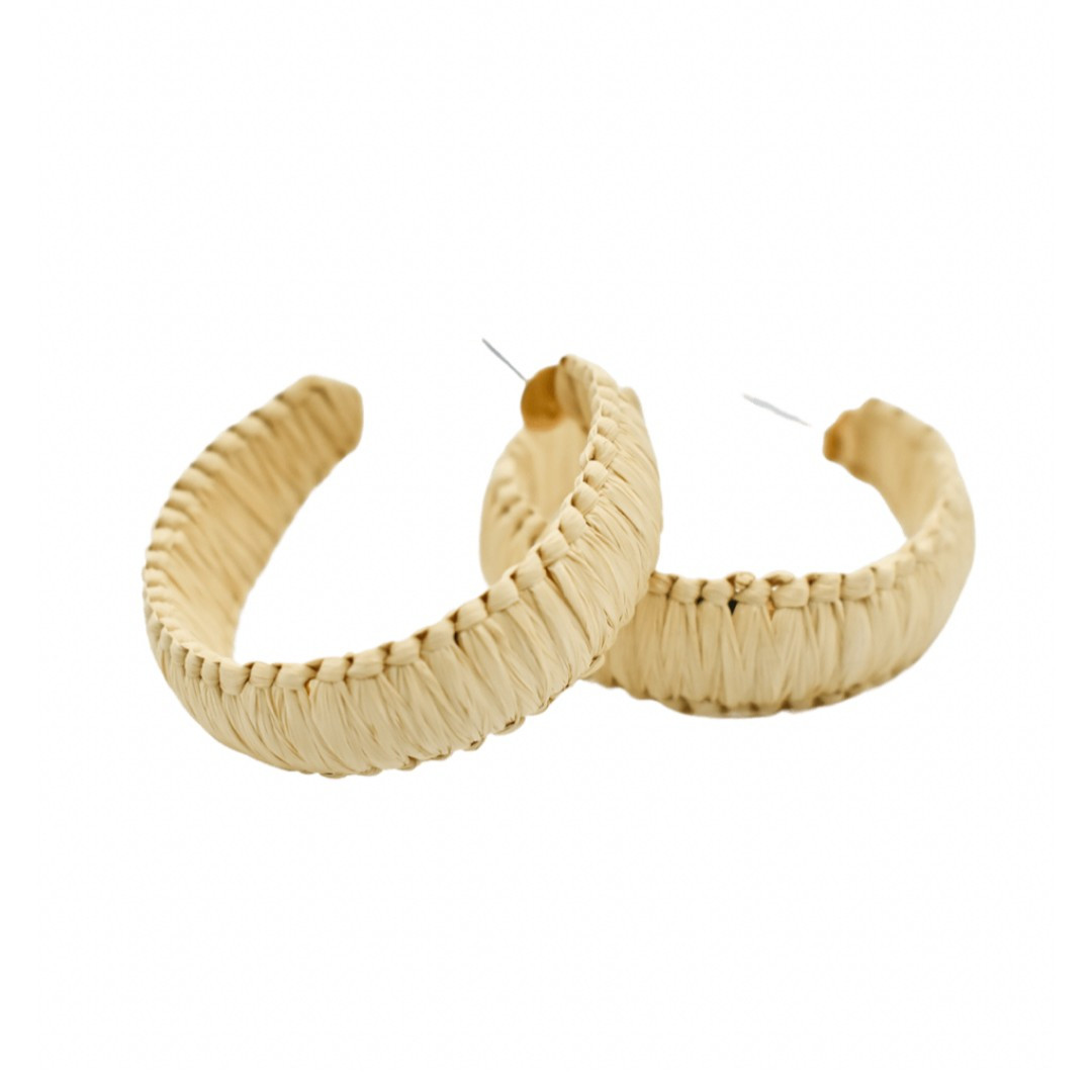 Neutral Raffia Hoop | Epp and Co.