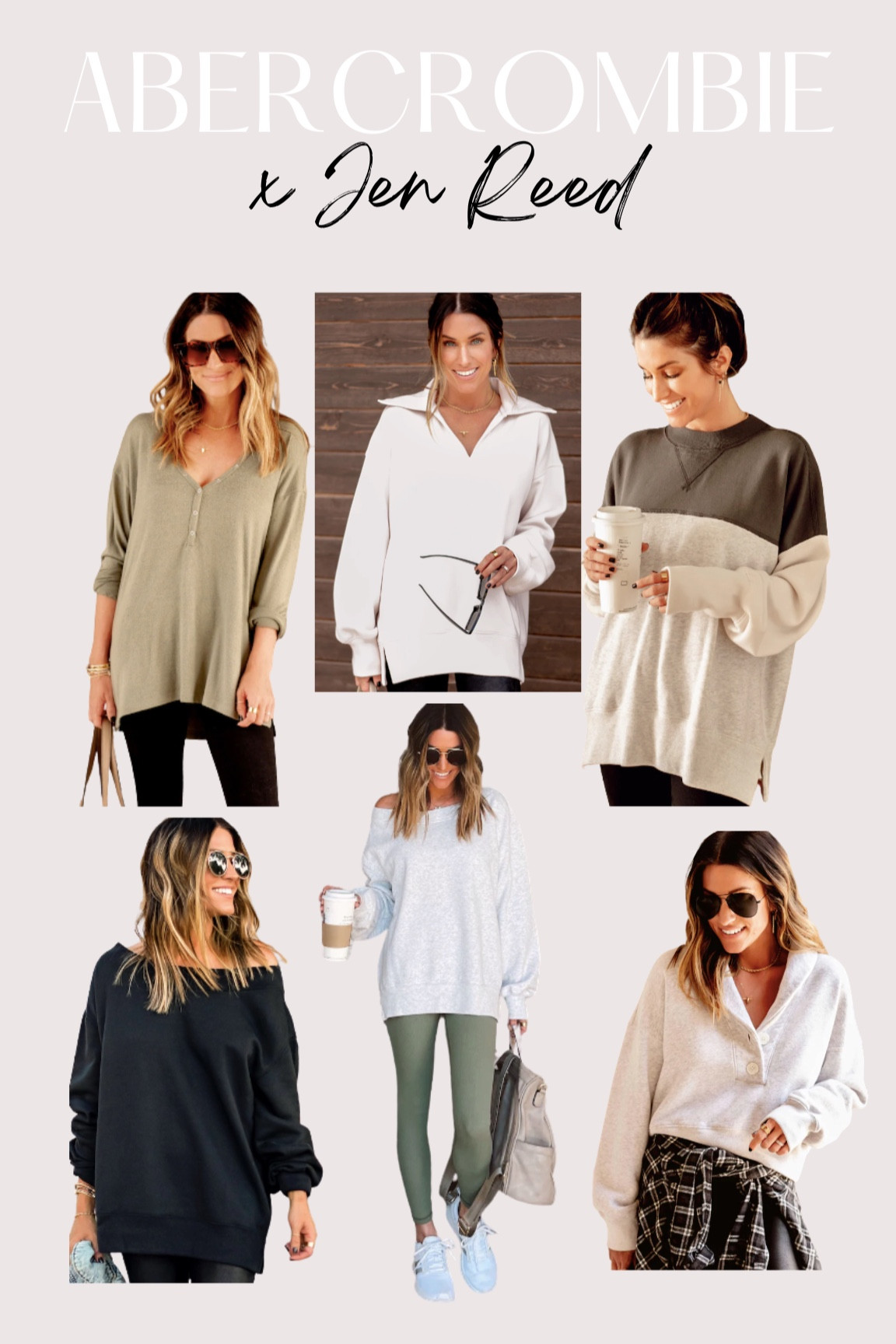 Abercrombie x Jen Reed 
Love everything 🤩
Use code: AFJEN25 for 25% off!