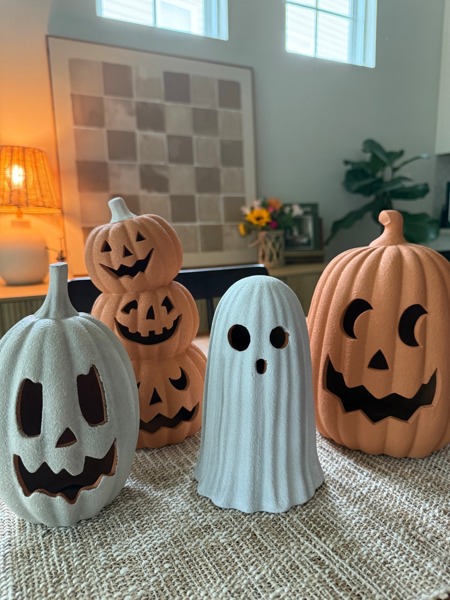 New Halloween decor out at Target ! Loving the ceramic trend this year ! Every piece is under $20 

Halloween, decor, decorations, target, target find, seasonal, ghost, pumpkin, ceramic pumpkin, ceramic ghost 

#LTKSeasonal #LTKFindsUnder50 #LTKHome
