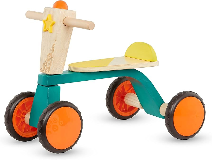 B. Toys- Smooth Rider- Ride On- Wooden Toddler Bike – Balance Toys for Toddlers – Push & Ride... | Amazon (US)
