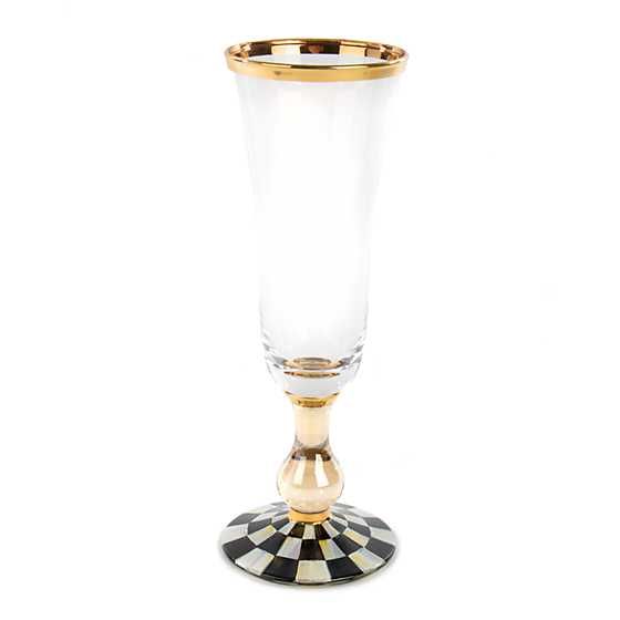 Courtly Check Champagne Flute | MacKenzie-Childs