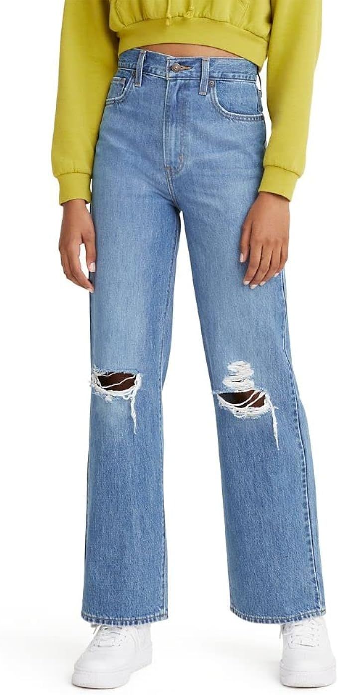 Levi's womens High Waisted Straight Jeans | Amazon (US)