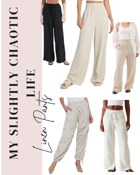 Linen pants for spring! 

#LTKfindsunder100 #LTKstyletip