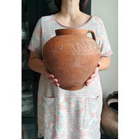 Vintage Black Clay Pot, Rustic Vase, Primitive Vessel | Etsy (US)