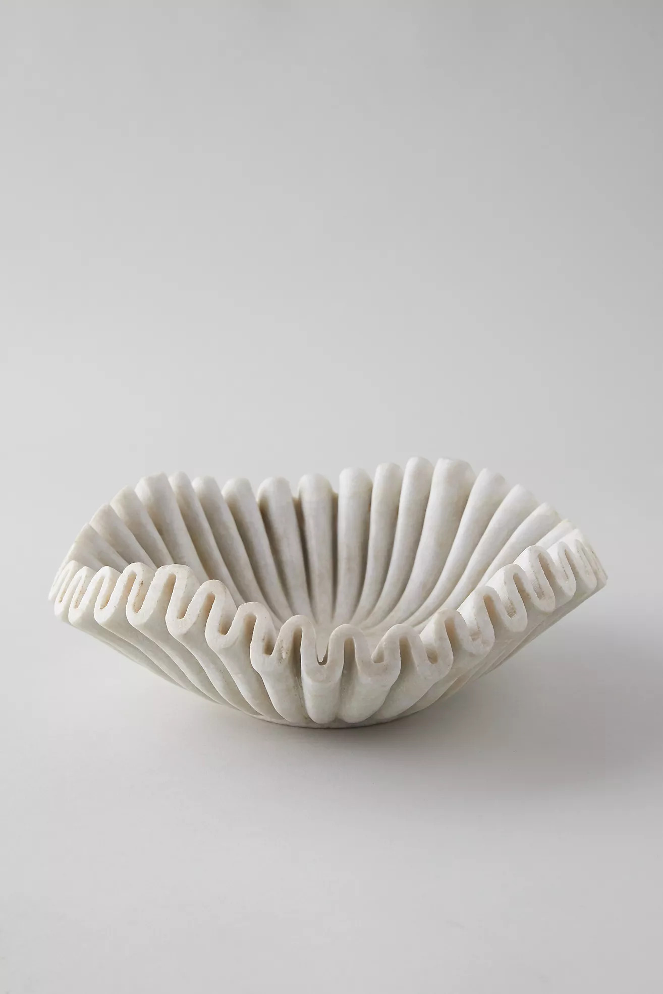 Ruffled Marble Bowl | Anthropologie (US)