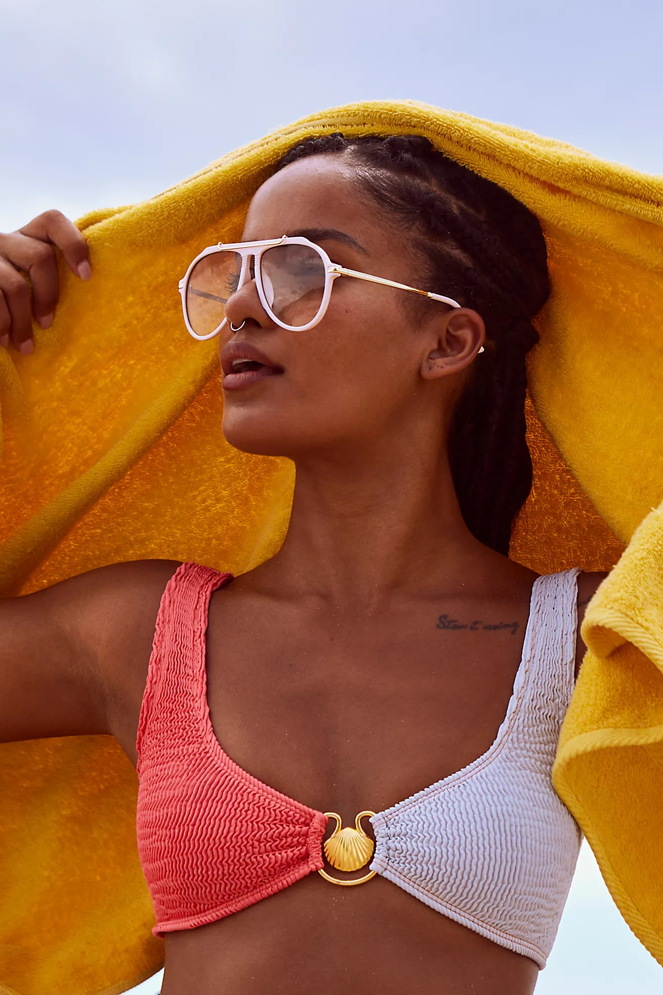 Ventura Oversized Aviator Sunglasses | Free People (Global - UK&FR Excluded)