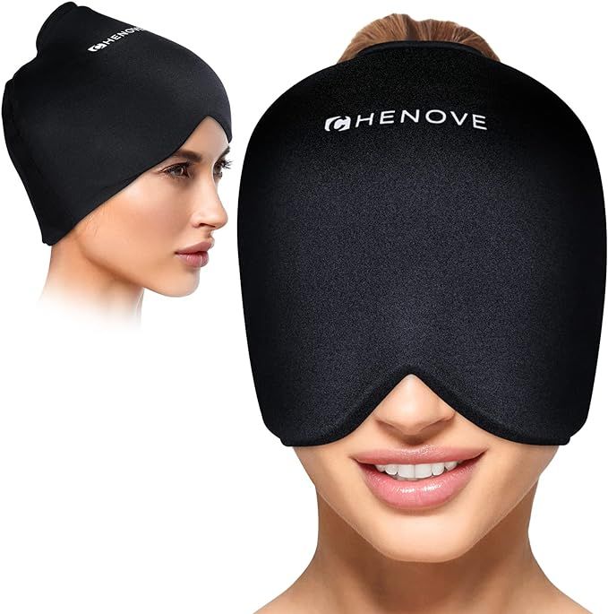 Chenove Migraine Ice Head Wrap, Gel Migraine Relief Cap Headache Relief Hat, Comfortable & Stretc... | Amazon (US)
