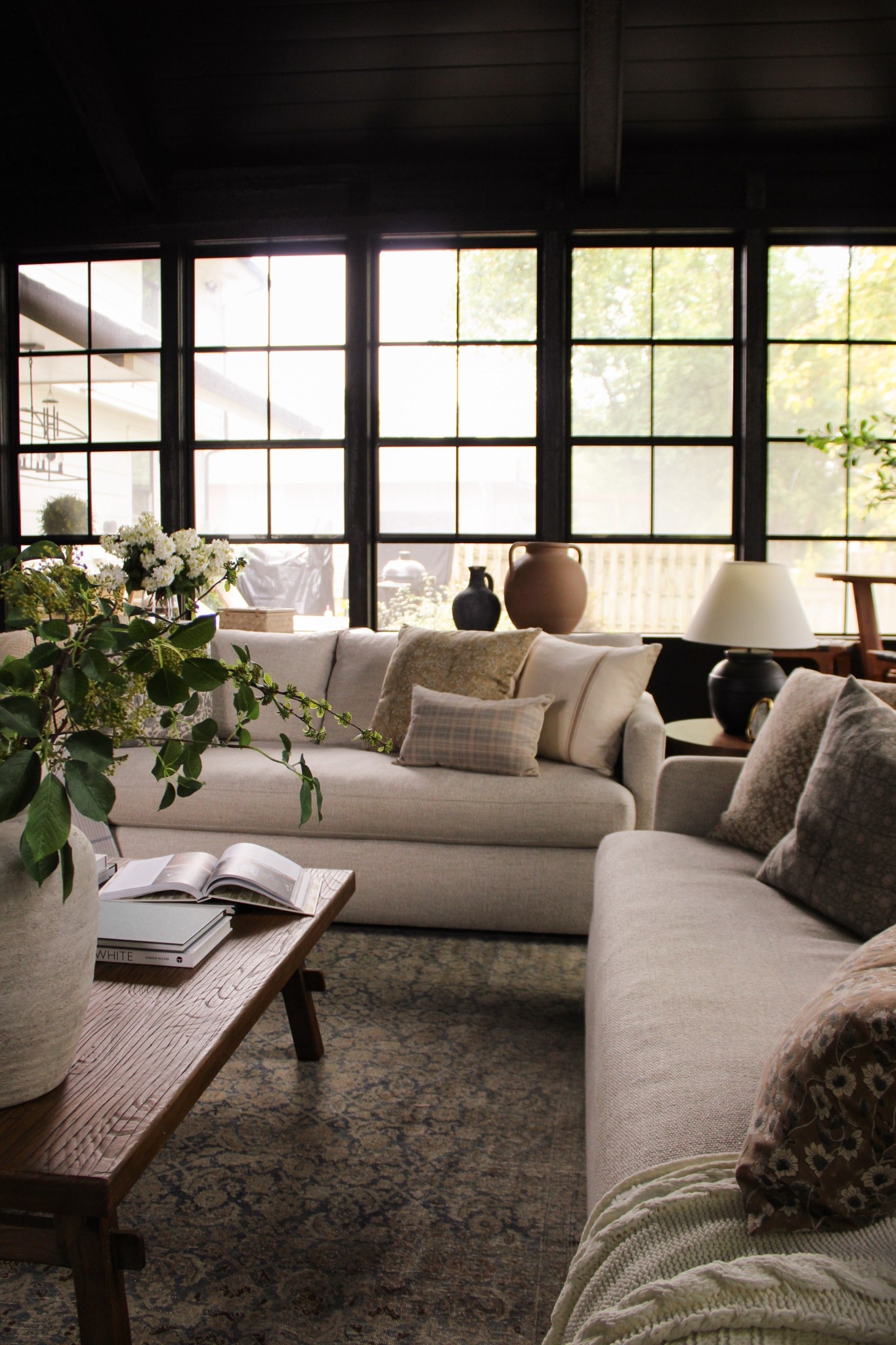 The perfect space to cozy up and read a book—our sunporch

#LTKStyleTip #LTKHome