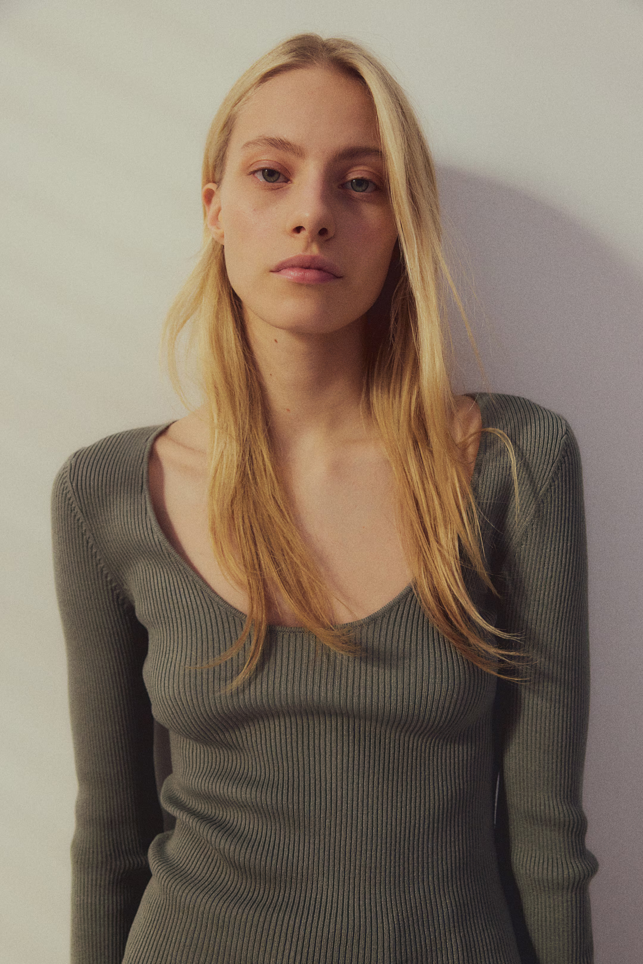 Rib-knit top | H&M (UK, MY, IN, SG, PH, TW, HK)