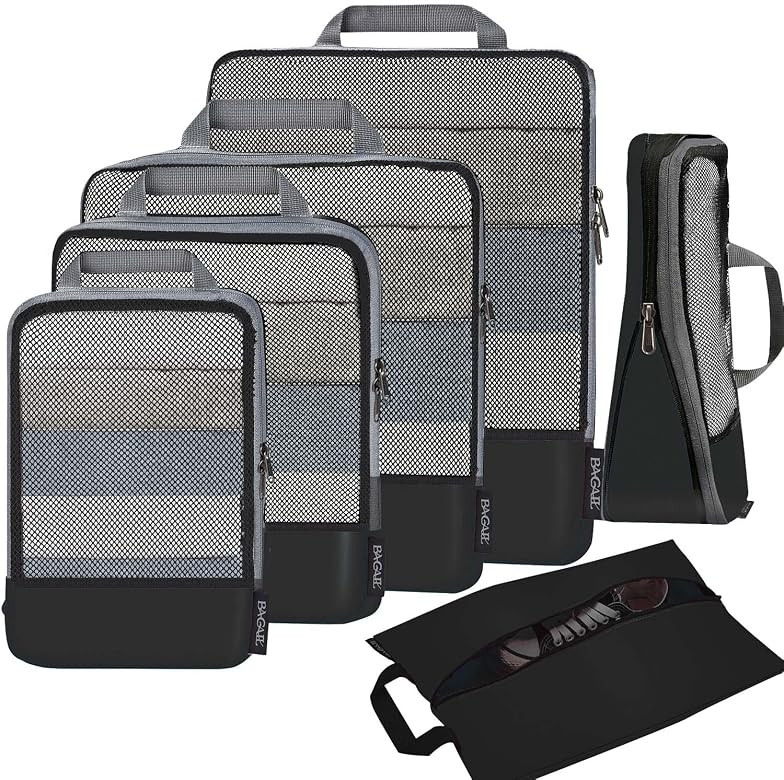 BAGAIL 4 Set/5 Set/6 Set Compression Packing Cubes Travel Accessories Expandable Packing Organize... | Amazon (US)