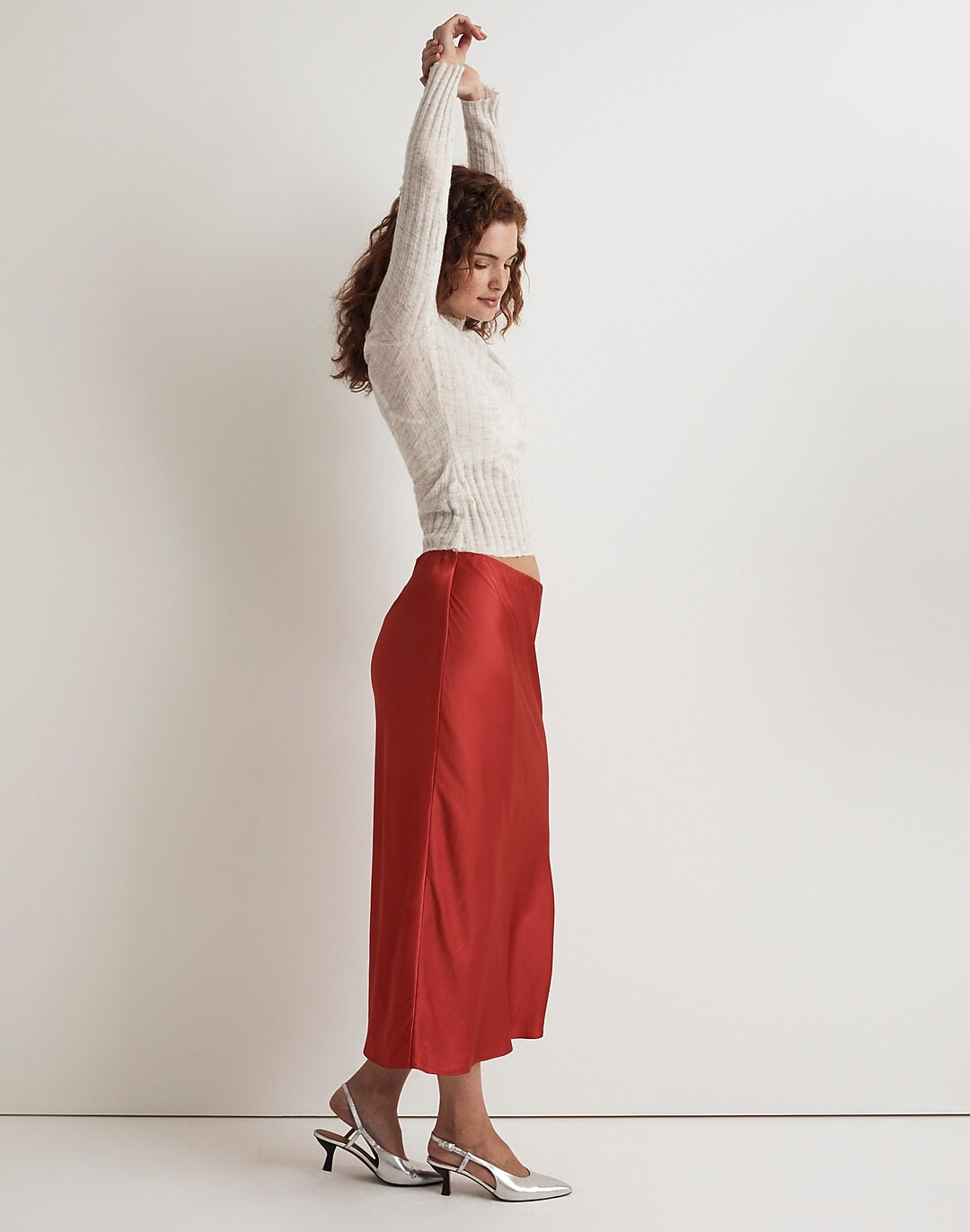Layton Midi Slip Skirt | Madewell