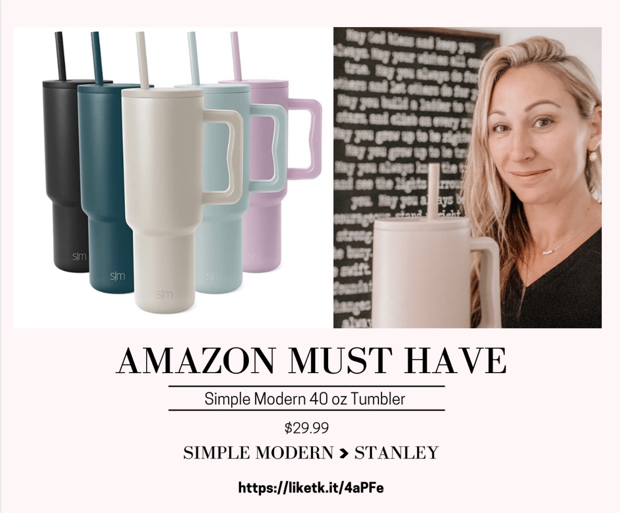 Simple Modern > Stanley

Better Product + Better Price

40oz Tumbler $29.99

#tumbler #s|m #boogie #iykyk 

#LTKFind