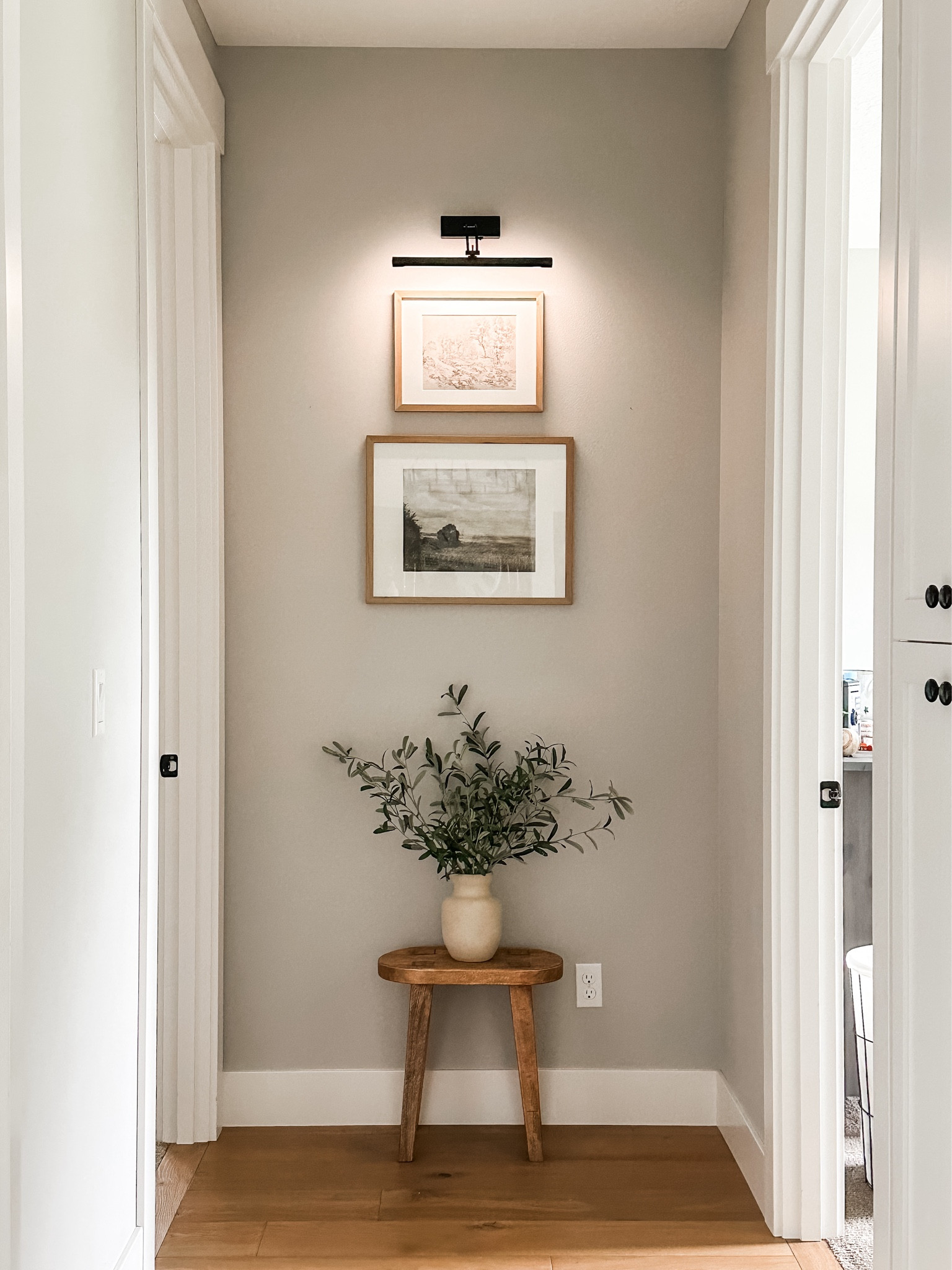 End of hallway decor ✨ Everything from Target (minus the battery operated picture light from Amazon)

#LTKfindsunder50 #LTKhome #LTKxTarget