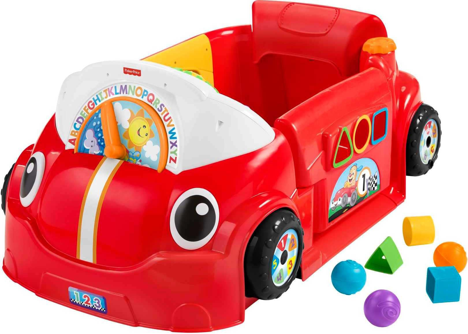 Fisher-Price Baby Learning Toy Laugh & Learn Crawl Around Car Activity Center with Smart Stages f... | Amazon (US)
