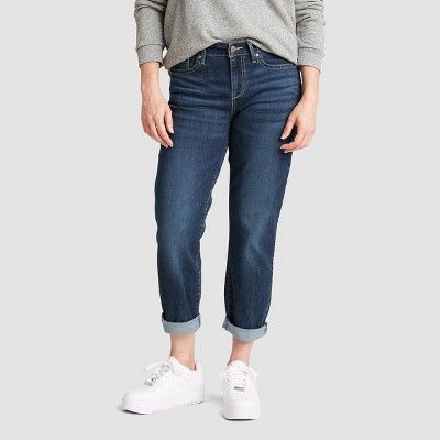 DENIZEN® from Levi's® Women's Mid-Rise Slim Cropped Boyfriend Jeans | Target