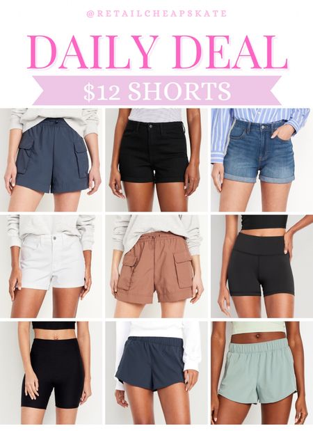 $12 shorts - today only! 

#LTKfindsunder50 #LTKstyletip #LTKsalealert
