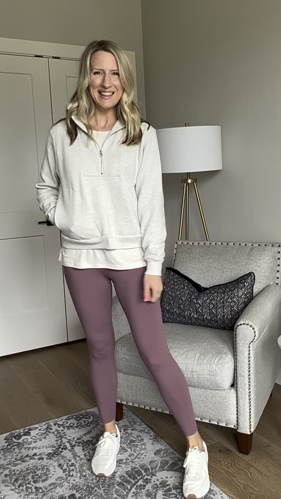 I love a good half zip sweater! And this #VarleySweater is no exception! Today I am. It was high, waisted leggings, a sleeveless tank, and Nike Daybreak, tennis shoes.

#LTKstyletip #LTKshoecrush #LTKunder100