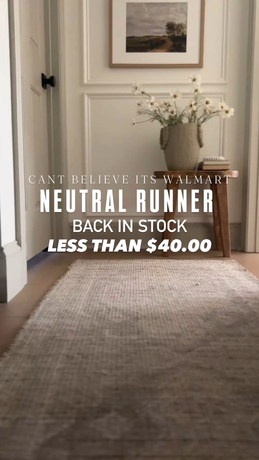 STOCK PHOTO IS MUCH DIFFERENT THAN WHAT THE RUG LOOKS LIKE IN PERSON | Back in stock | under $50 | Walmart | home decor | neutral runner | Dave and Jenny marrs runner | Persian runner | neutral home decor | hallway runner | kitchen runnerr

#LTKFindsUnder100 #LTKHome #LTKFindsUnder50