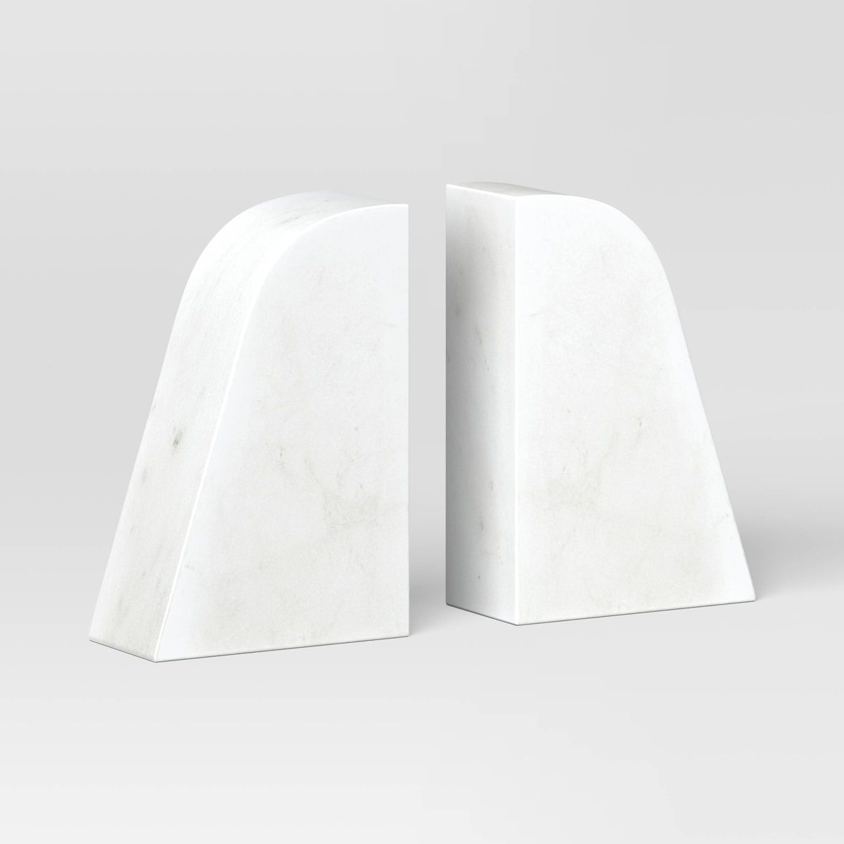 2pc Marble Bookends White - Threshold™ | Target