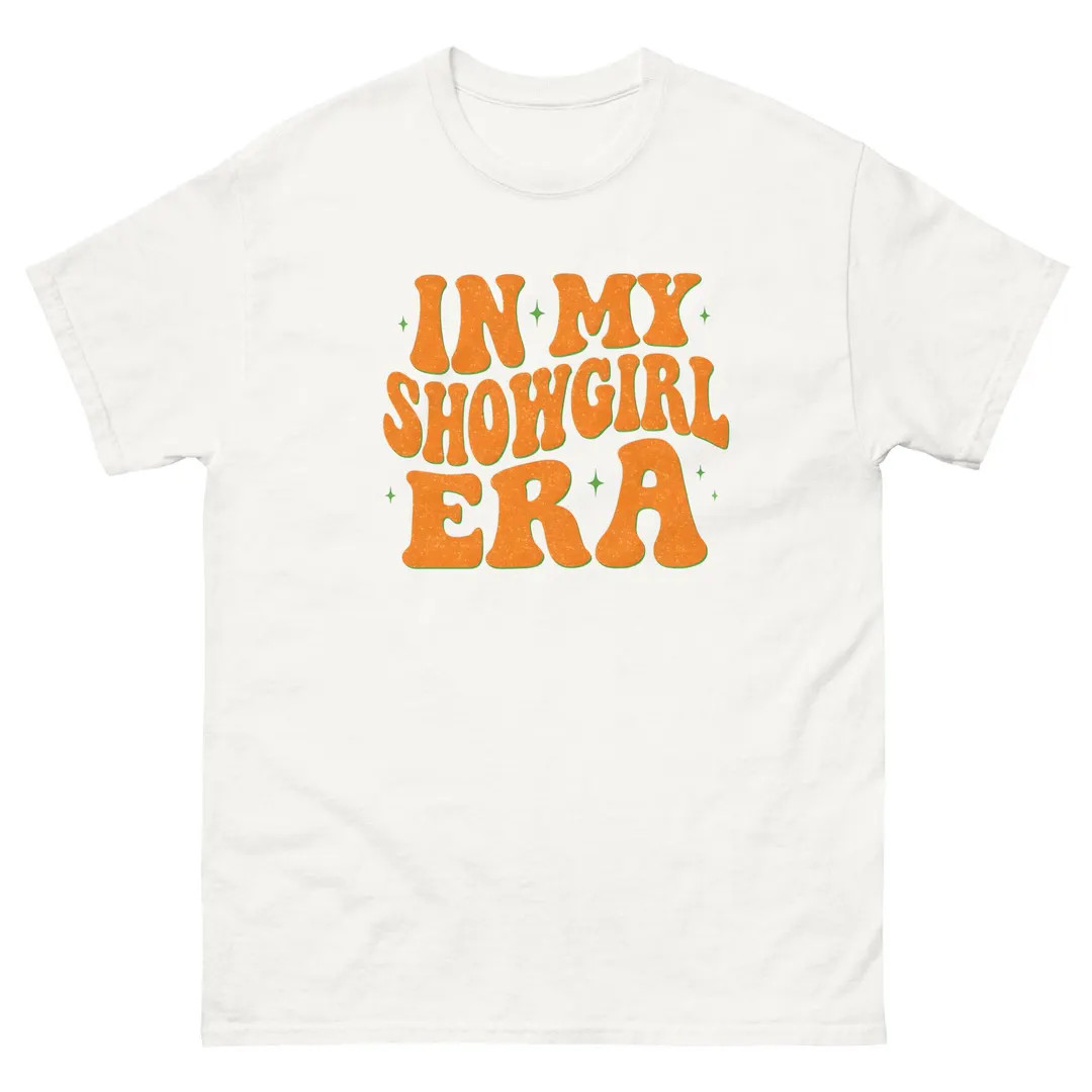 In My Showgirl Era Shirt, TS Showgirl Merch, TS12 New Album 2025 Tee, Embroidered Showgirl Sweats... | Etsy (US)
