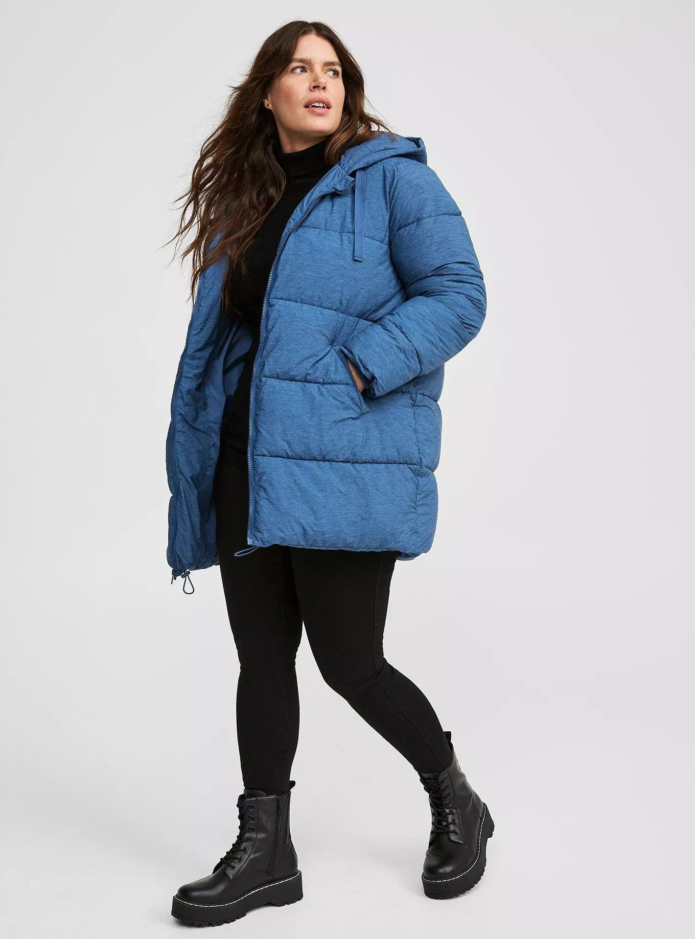 Longline Hooded Puffer | Torrid (US & Canada)