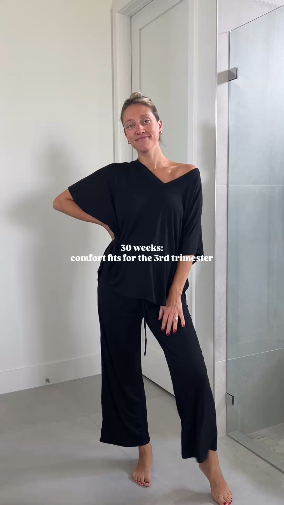Comfort fits for the 3rd trimester from Pink Blush Maternity. Most of these will transition sooooo well postpartum, too. In a small in everything except the 2 piece black set— which is a medium! Love. 

#maternity #pinkblush #thirdtrimester #matchingset #maternitydress #pregnant #bumpfit

#LTKmomlife #LTKBump #LTKootd