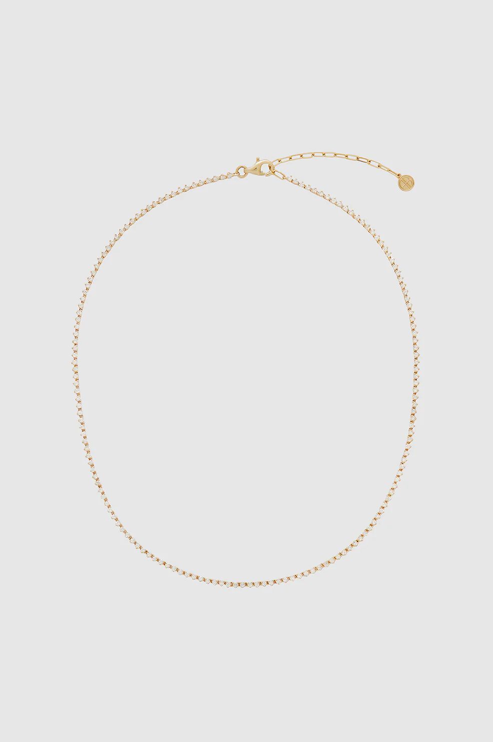 Diamond Tennis Necklace | Anine Bing