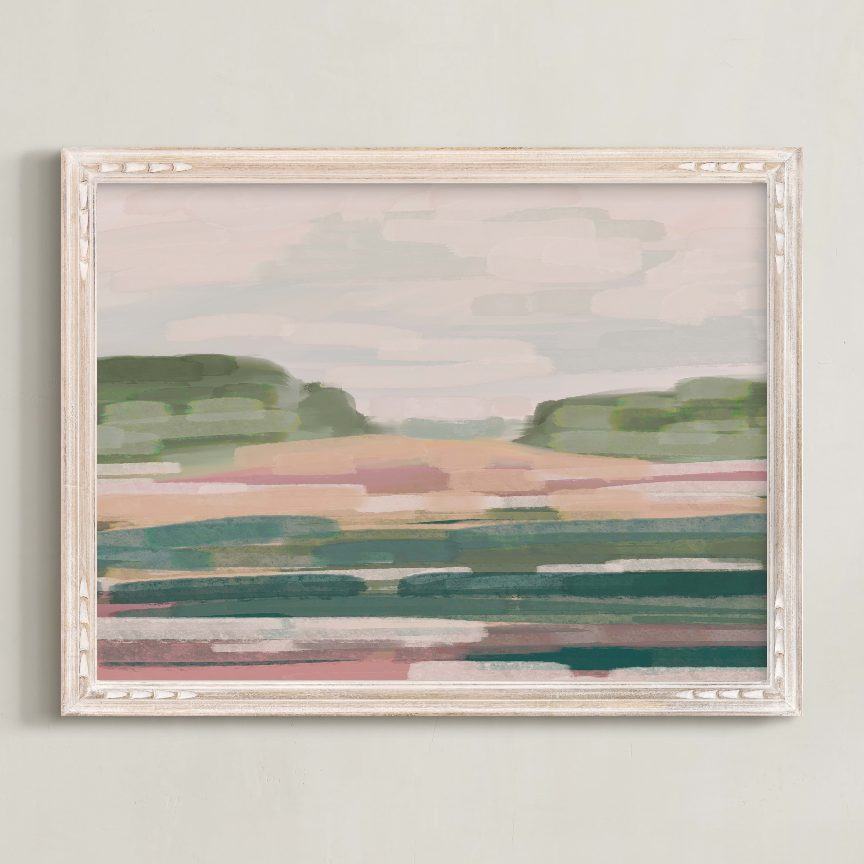 "Between the Hills" - Painting Limited Edition Art Print by Brooke Drake. | Minted