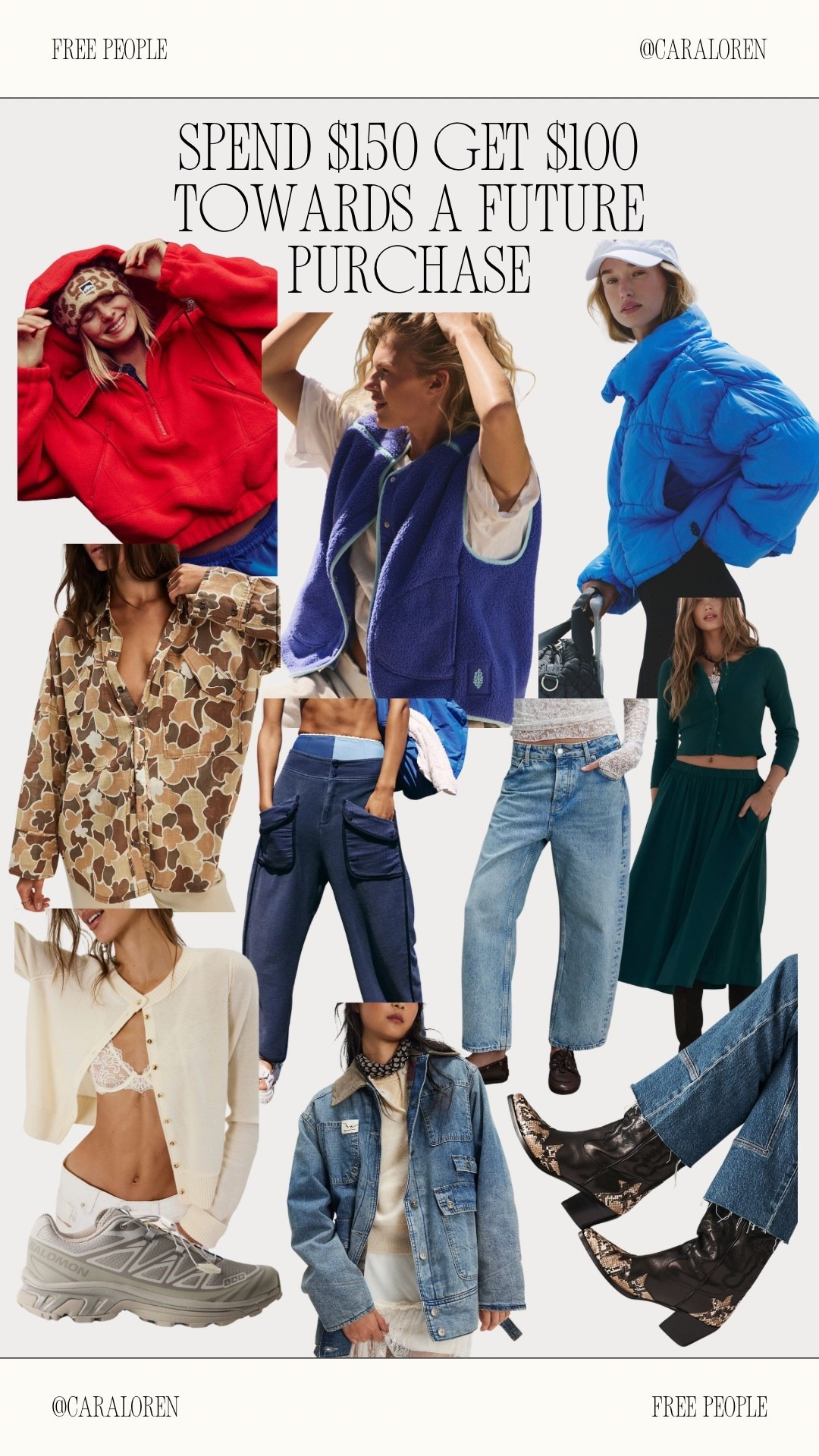 Spend $150 get $100 towards a future purchase! this is insane! Run!! Linking a bunch of my favs 

#LTKSaleAlert