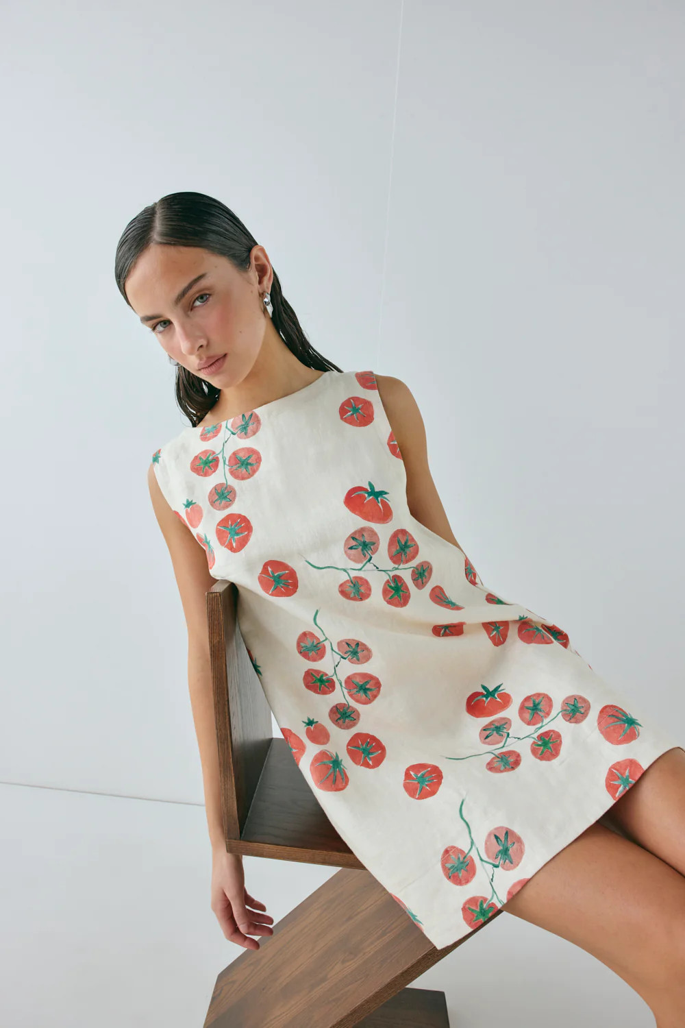 Aftersun Linen Mini Dress Roma | VRG Grl