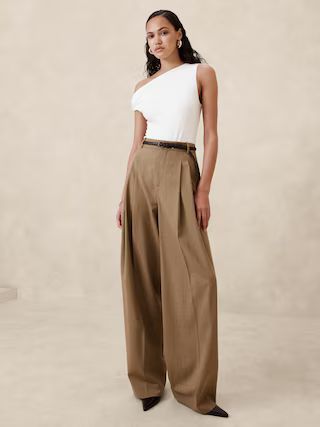 Siena Wide-Leg Italian Wool Pant | Banana Republic (US)