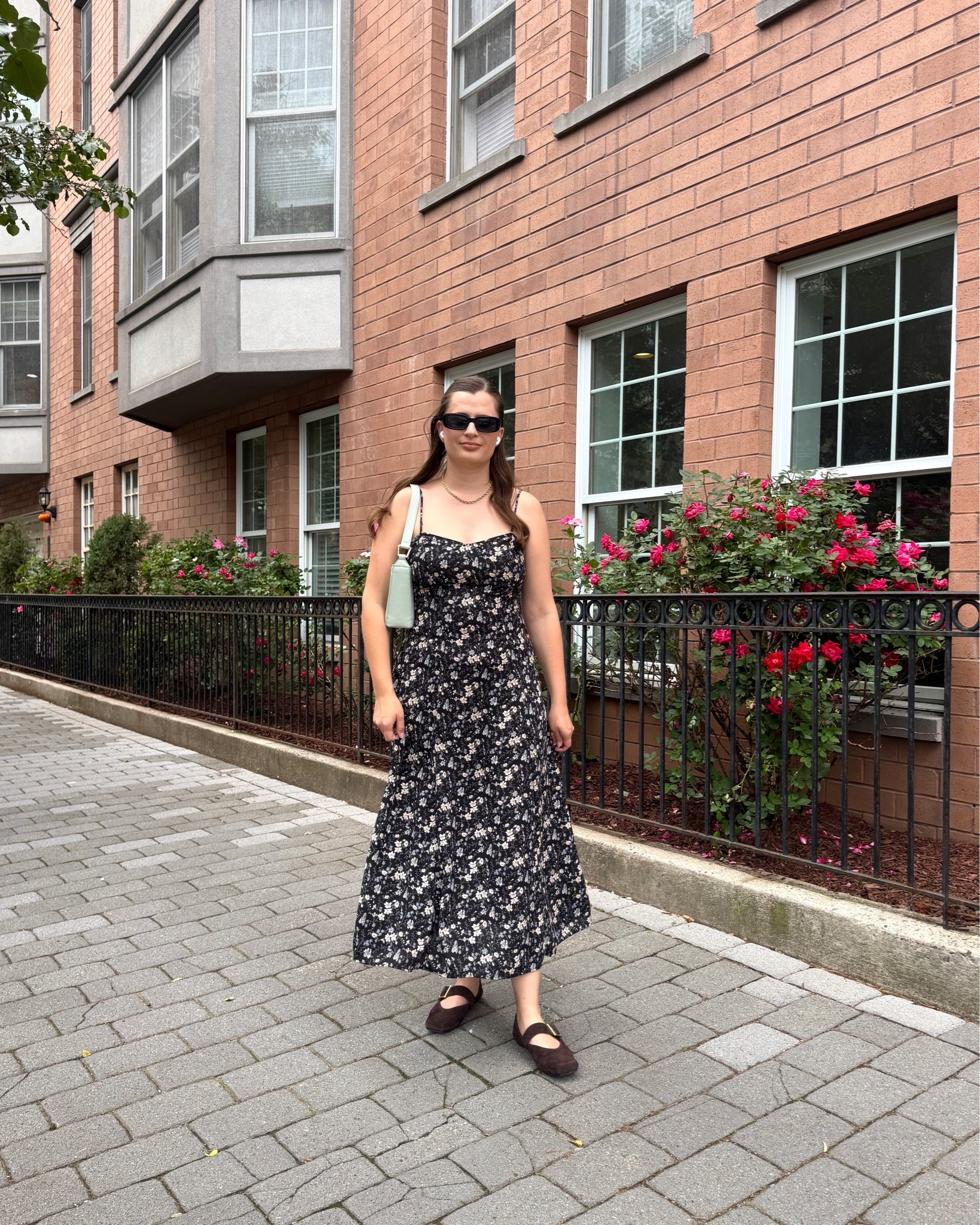 Styling my suede flats for summer from Franco Sarto! I love this shade and they also come in others, paired with a vintage floral dress I got but linked some similar ones and my favorite Amazon sunglasses

#LTKootd