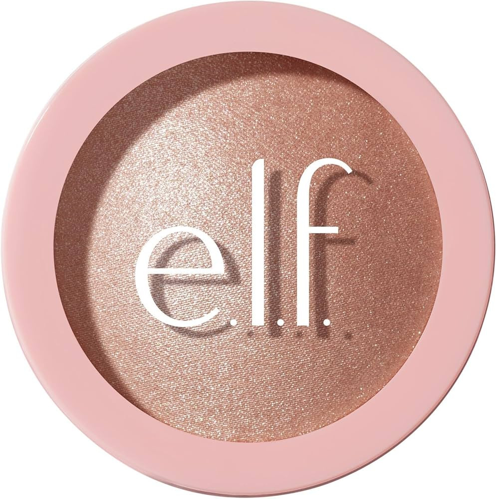 e.l.f. Halo Glow Silky Powder Highlighter, Long-Lasting Luminous Face Finish, Cake-Resistant With... | Amazon (US)