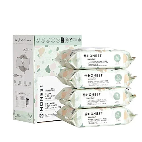 The Honest Company Clean Conscious Wipes | 100% Plant-Based, 99% Water, Baby Wipes | Hypoallergen... | Walmart (US)