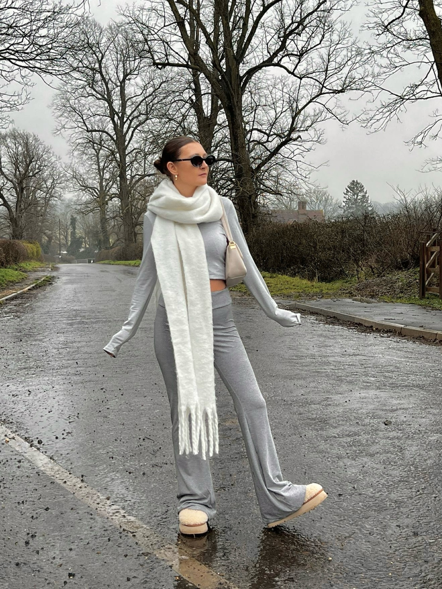 grey outfit, grey cord 

#LTKSeasonal #LTKstyletip #LTKfindsunder50