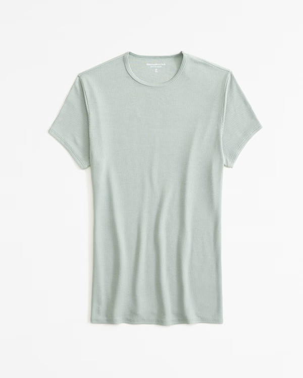 Women's Featherweight Rib Tuckable Baby Tee | Women's Tops | Abercrombie.com | Abercrombie & Fitch (US)