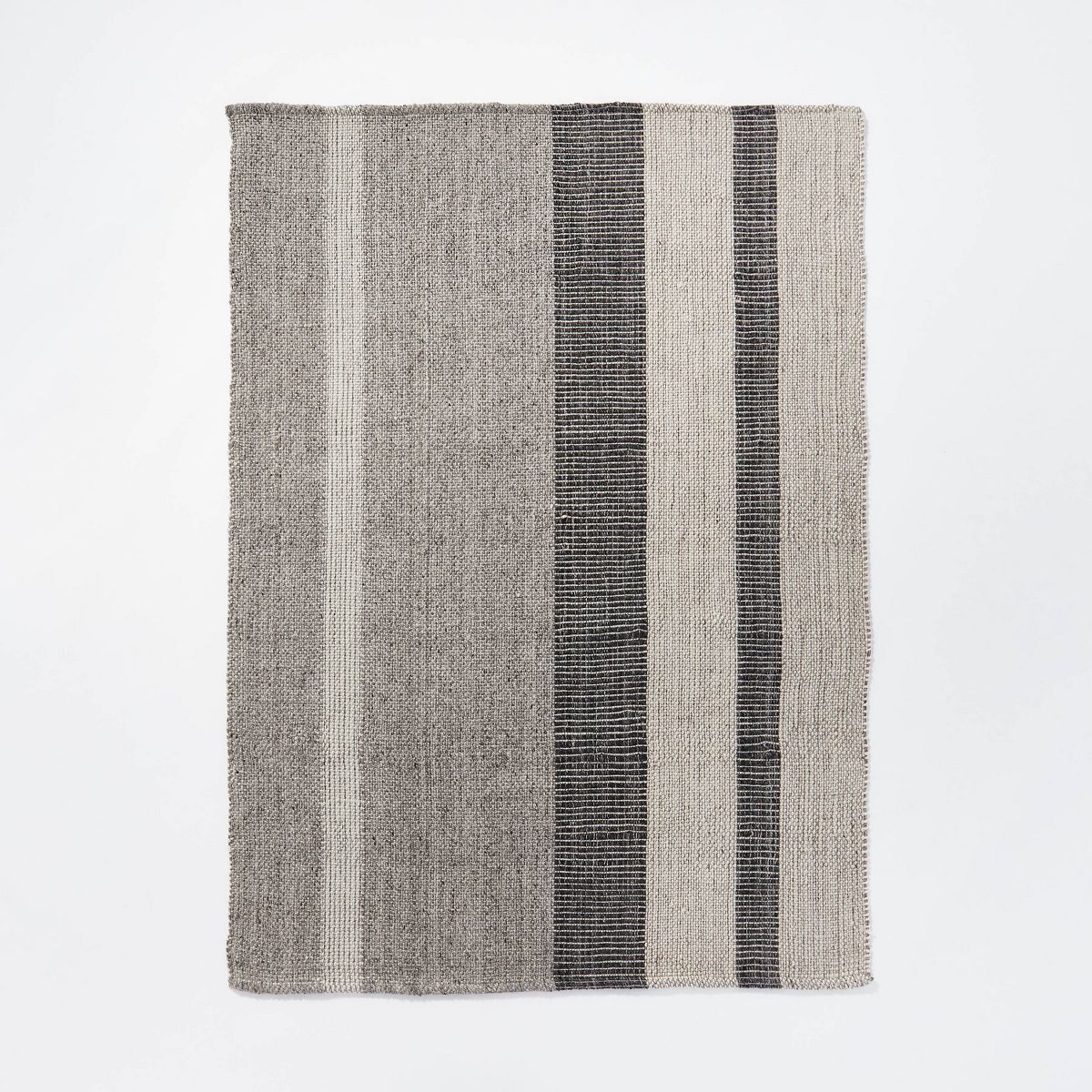 5'x7' Wellsville Handloom Flatweave Stripe Rug Gray - Threshold™ designed with Studio McGee | Target