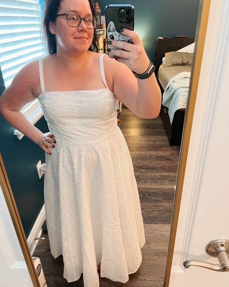 The Hill House Margot dress is gorgeous! This lovely white lace dress is super flattering. It’s definitely long for petites, so more of a maxi dress. It runs small so size up  

#LTKSeasonal #LTKMidsize #LTKWedding