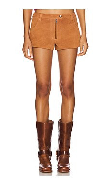 Understated Leather x REVOLVE Perfect Suede Short in Tan from Revolve.com | Revolve Clothing (Global)