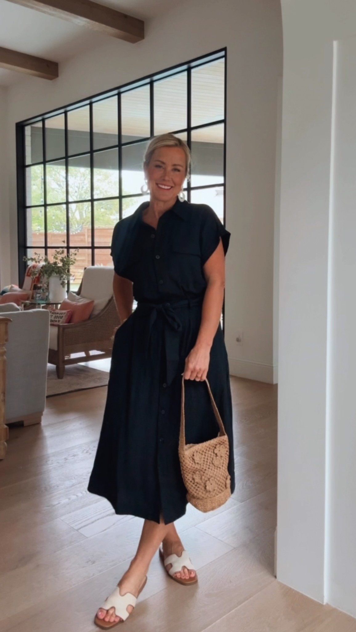 Soft & flowy skirt dress with elastic waist. Love the cuffed sleeve & flap front pockets. On sale under $30!

I’m in an xs 

#LTKSaleAlert #LTKFindsUnder50 #LTKOver40