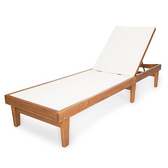 Noble House Summerland Outdoor Chaise - Macy's | Macy's